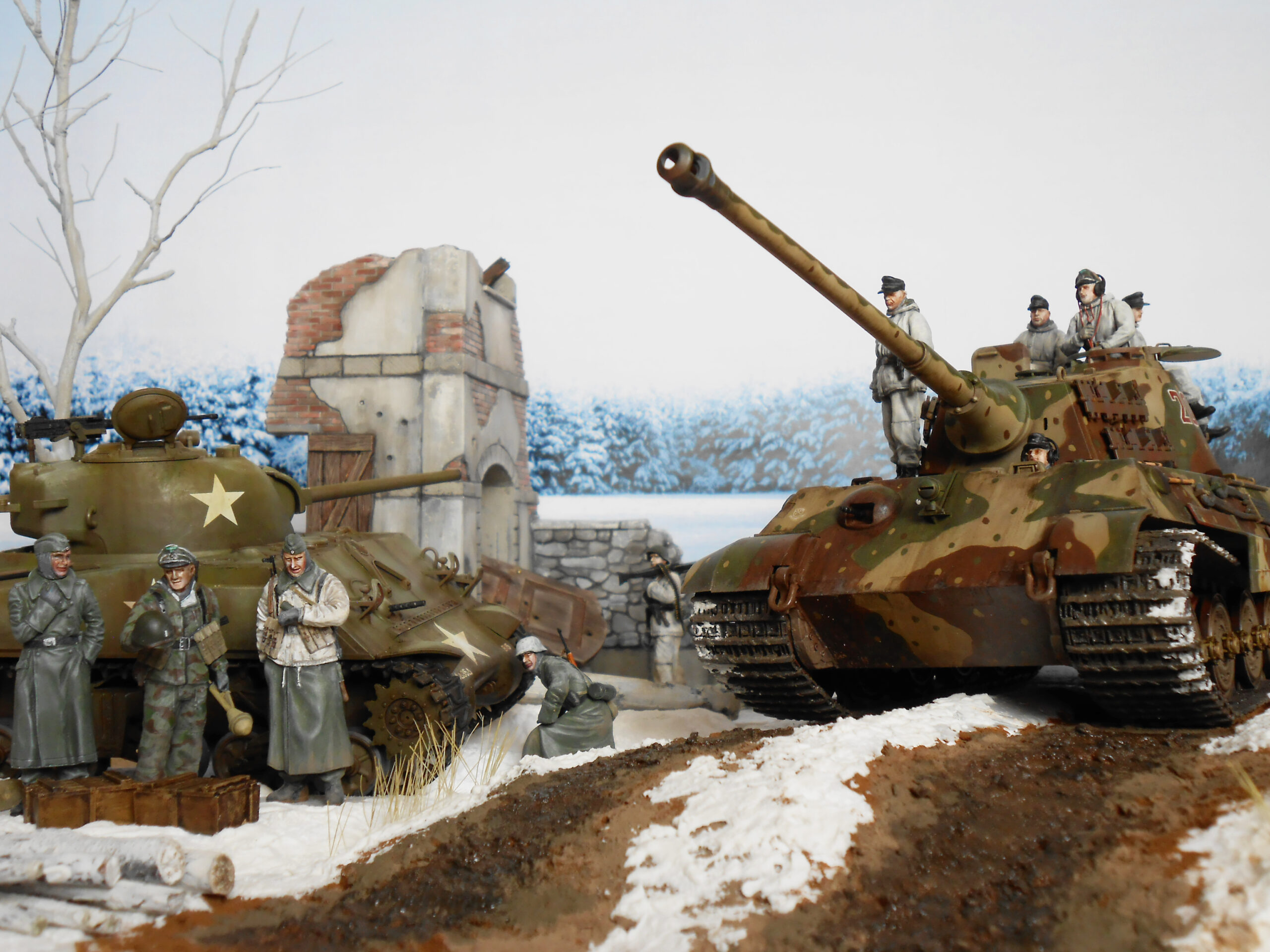 King Tiger Diorama
